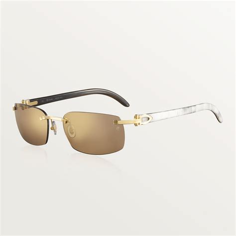 cartier white buffalo horn glasses|cartier buffalo horn glasses price.